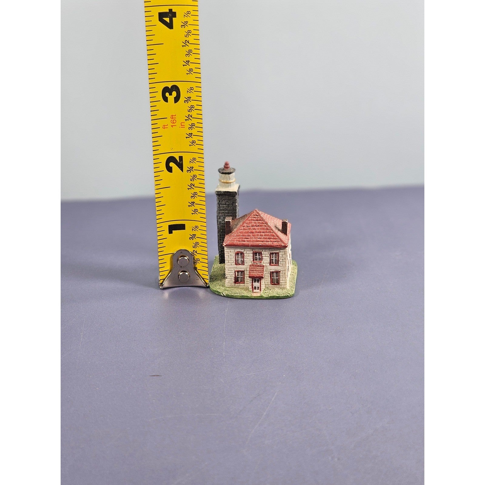 Vintage Rose Island Lighthouse Thimble Miniature Nautical Souvenir