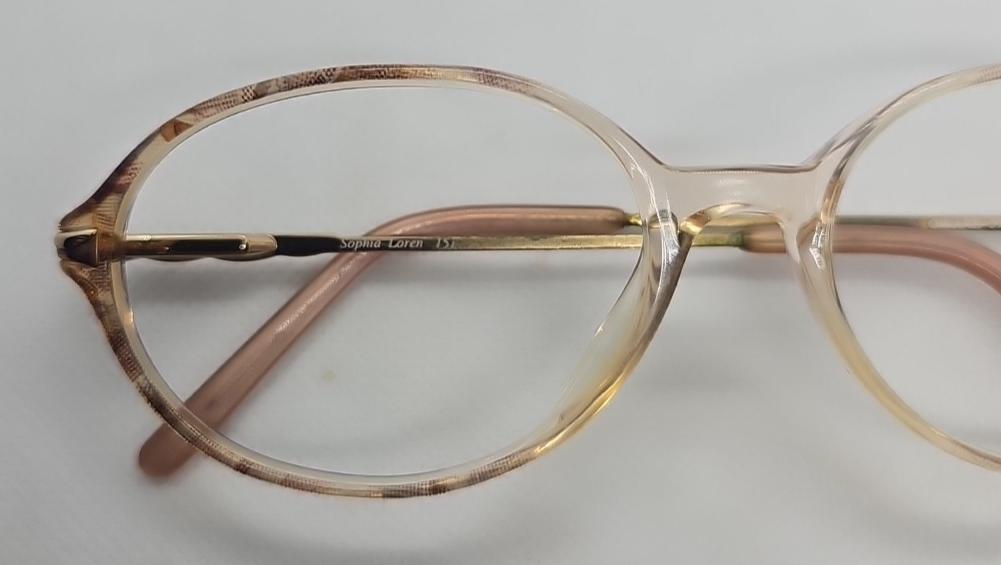Sophia Loren Vintage Glasses Frame Multi Color Eyeglasses Frame Only