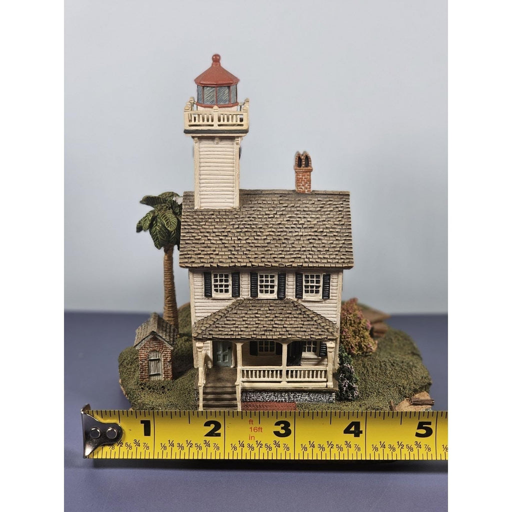 Harbour Lights Haig Point Lighthouse COA Palm Tree Scene
