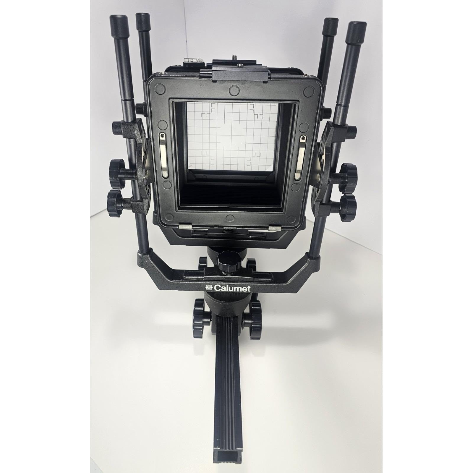 Calumet 4x5 Monorail View Camera w Film Holders & Lens Board
