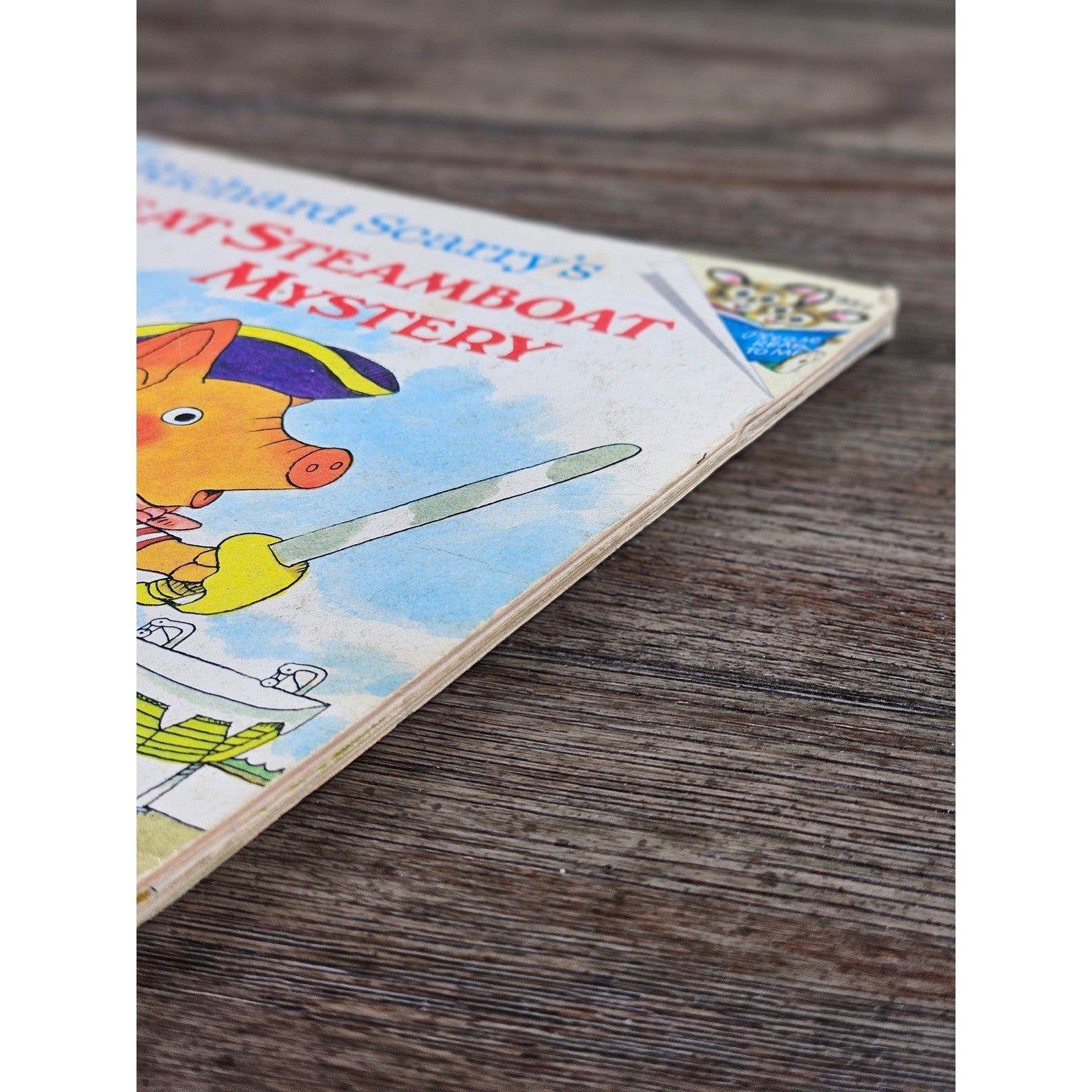 Richard Scarry Great Steamboat Mystery 1975 Pictureback Book