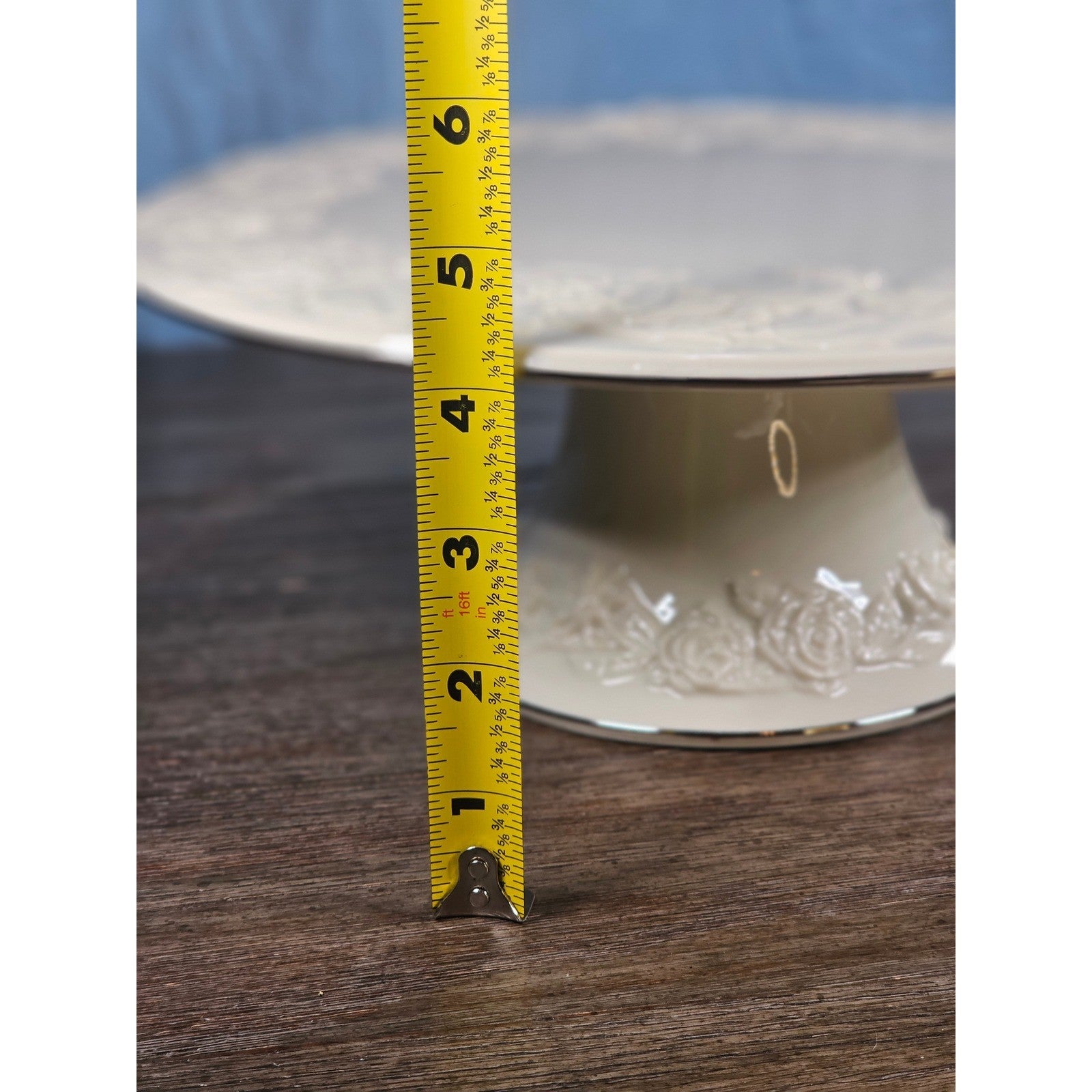 Vintage Rose Cake Stand with Matching Server Royal Limited w/ Original Box