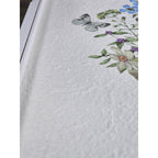 Textured Botanical Print Framed Wall or Tabletop Floral Decor