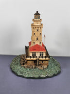1993 DANBURY MINT CHICAGO HARBOR LIGHT HISTORIC LIGHTHOUSES