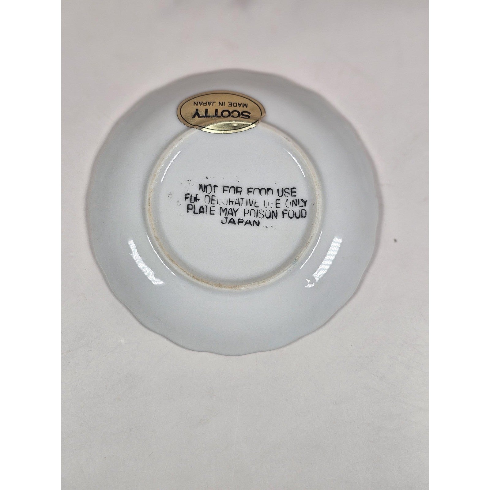 Vintage Georgia Souvenir Plate Mini Capitol Governor Mansion 3.5"