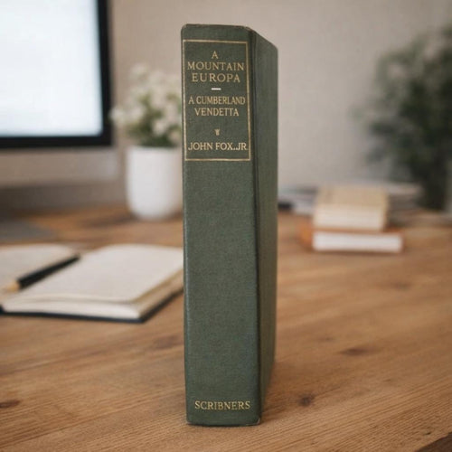 Antique 1909 John Fox Jr. Hardcover Book Scribners Gold Emblem