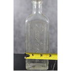 Vintage Rawleighs Embossed Medicine Bottle Clear Glass Apothecary