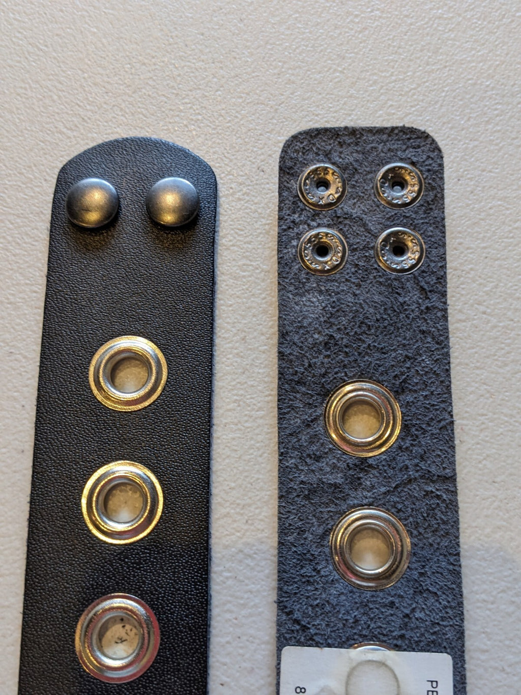 Lot Of 2 Perri's Leather Wrist Straps 10 1/2" X 1 1/2"