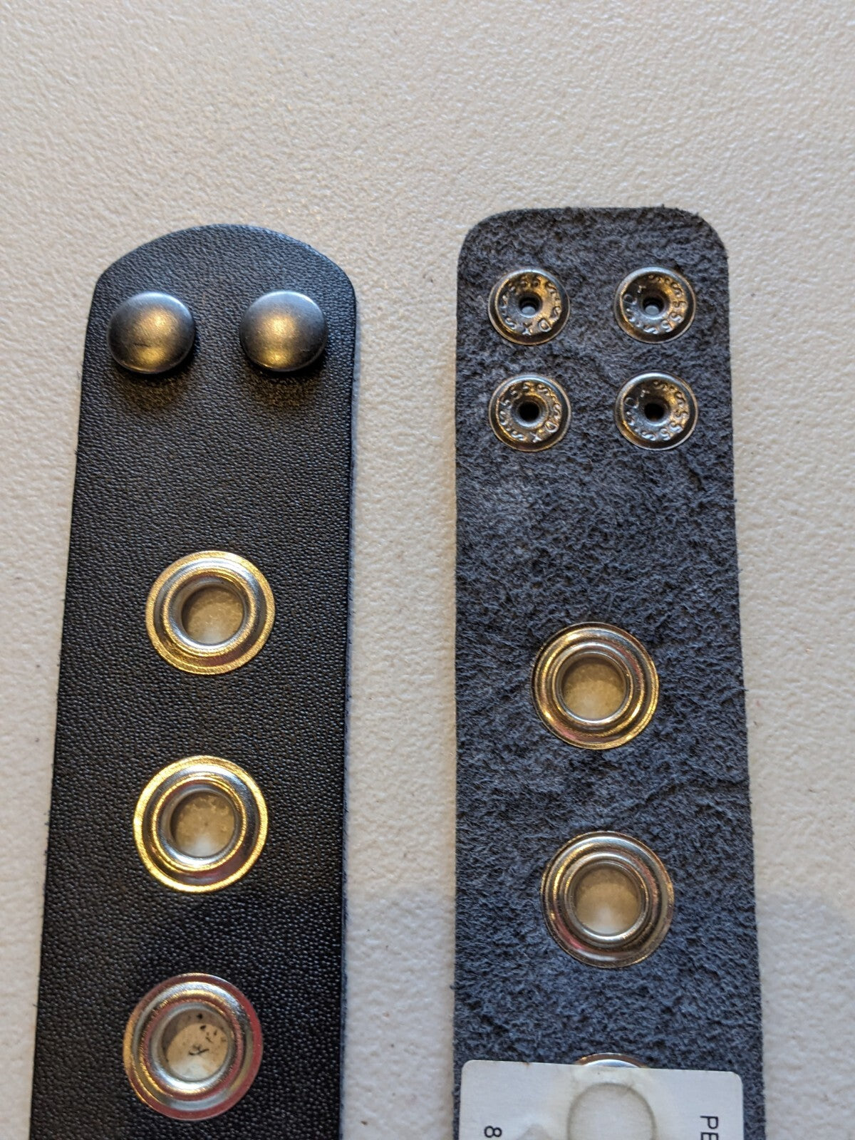 Lot Of 2 Perri's Leather Wrist Straps 10 1/2" X 1 1/2"