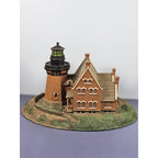 Danbury Mint Block Island Lighthouse Figurine COA 7 Inch Base
