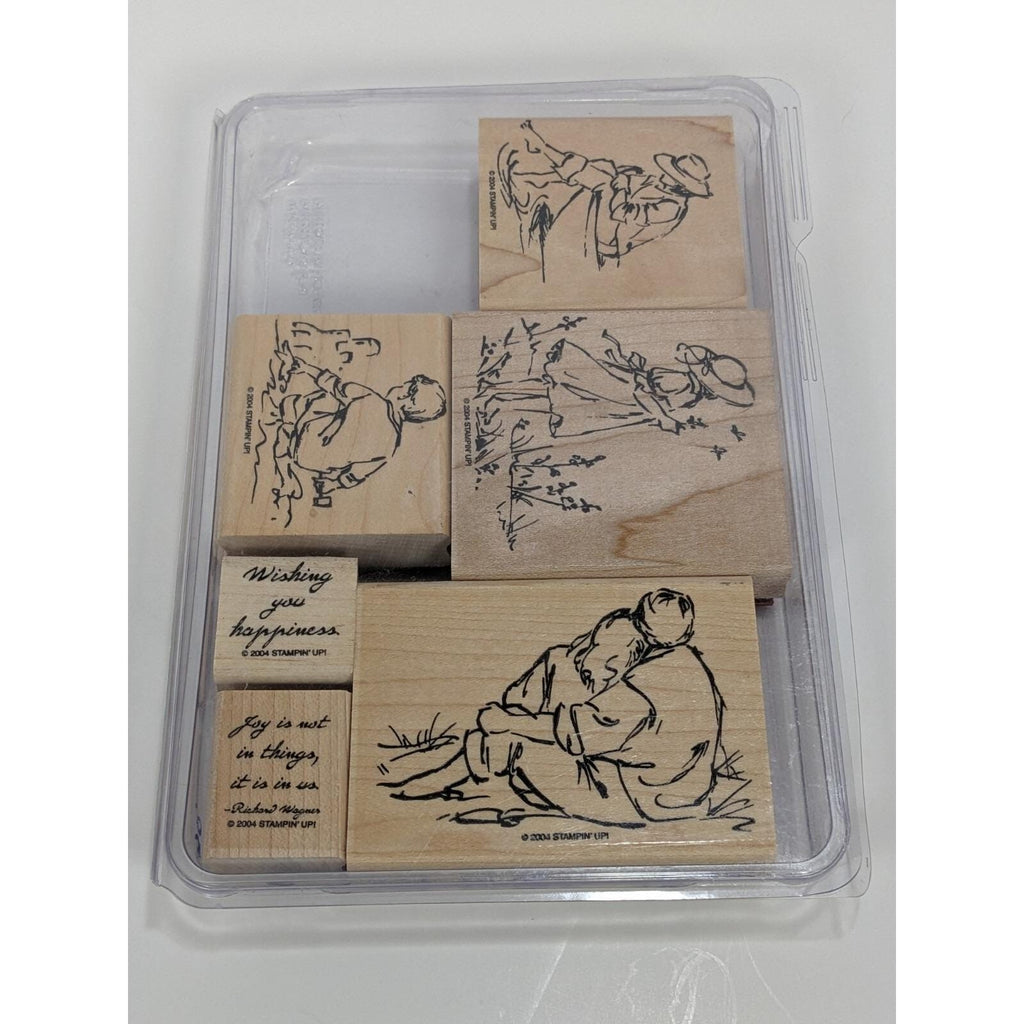 Stampin Up Summer By The Sea Stamp Set 2004 Retired Set of 6
