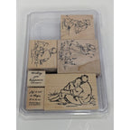 Stampin Up Summer By The Sea Stamp Set 2004 Retired Set of 6