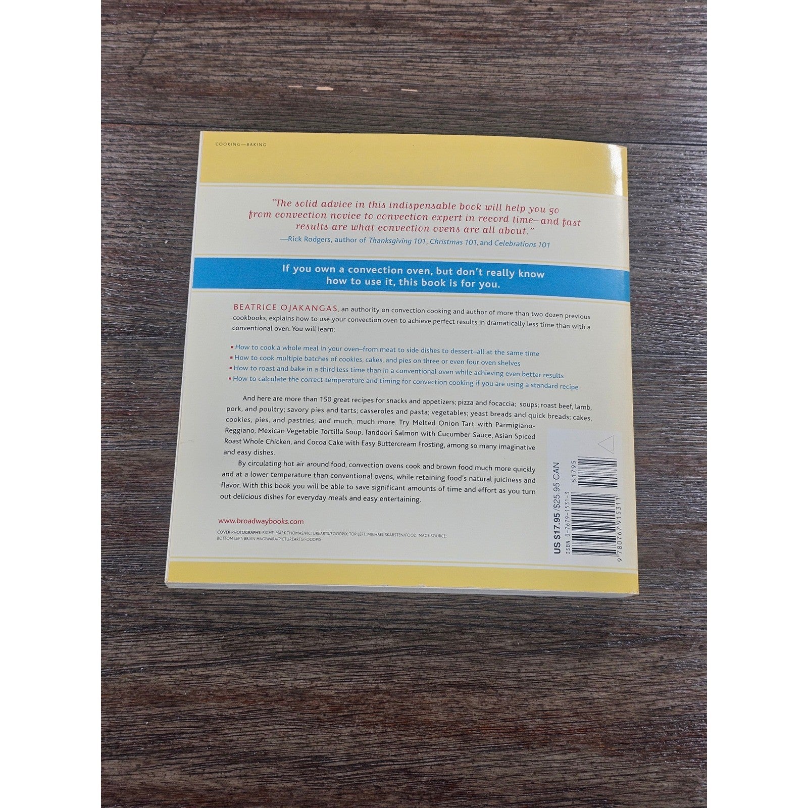 Cooking with Convection Cookbook 2005 Beatrice Ojakangas 150 Recipes