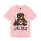 Fortune Teller Raccoon Shirt, Thrift Lover Crystal Ball Tee