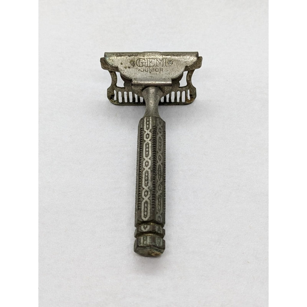 Vintage Gem Junior Safety Razor Single Edge Engraved Handle