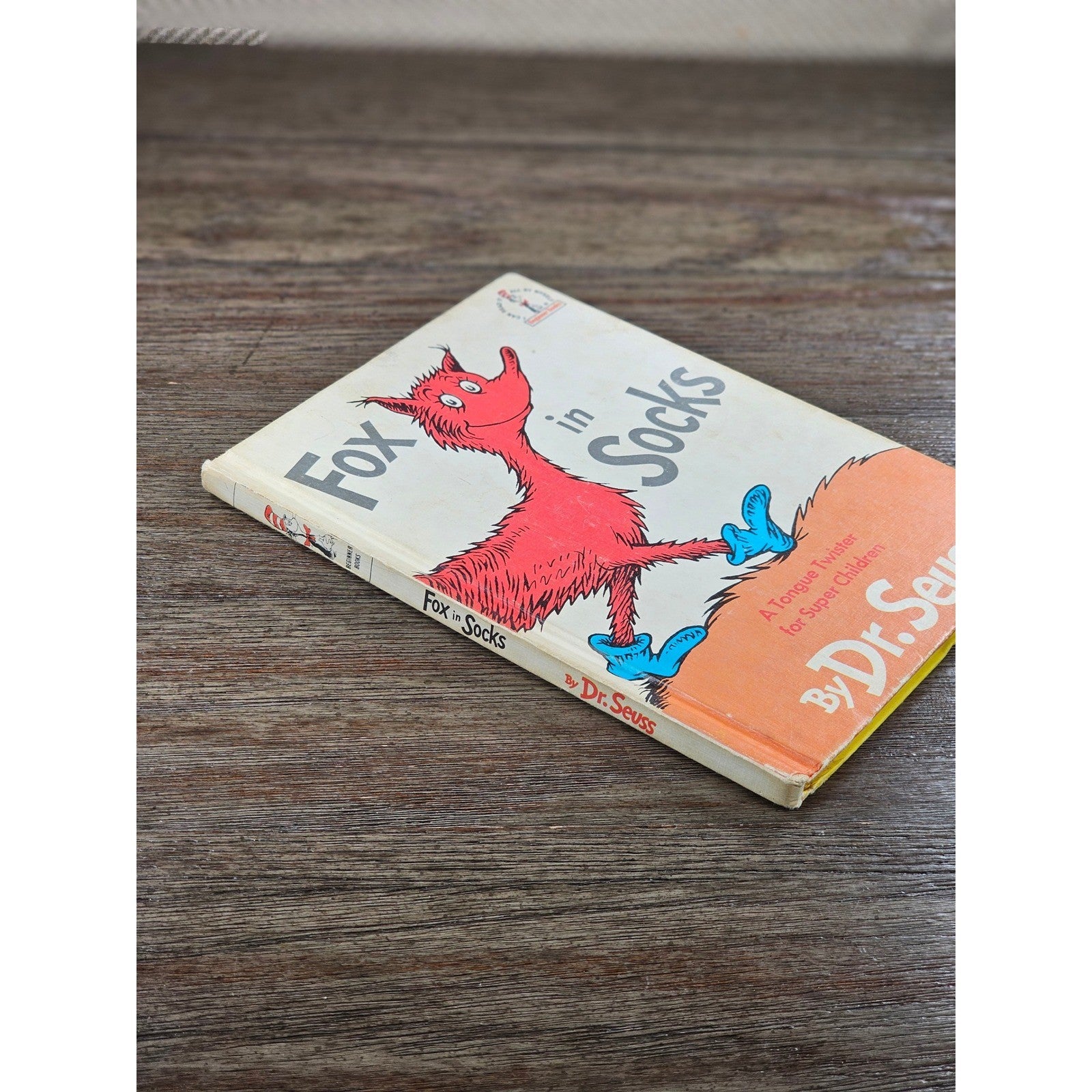 Fox in Socks Dr Seuss 1965 Beginner Books Hardcover