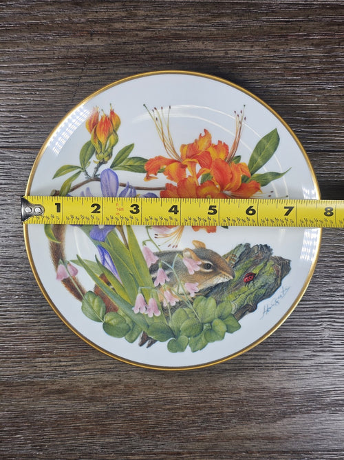 Franklin Mint Sierra Club Appalachian Wildflowers Collector Plate 1978