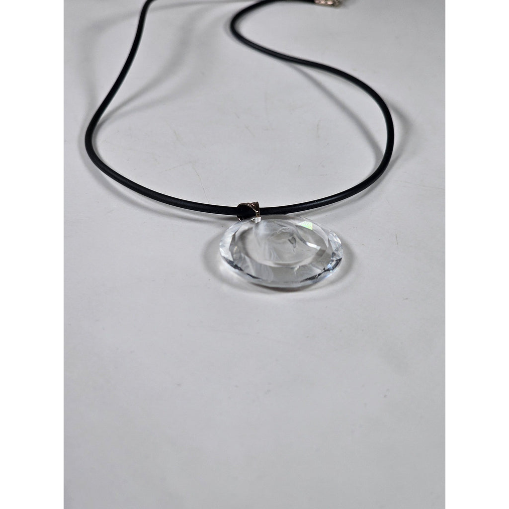 Vintage Swarovski Crystal Madonna Pendant 925 Silver Necklace