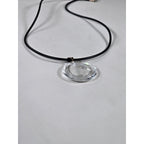 Vintage Swarovski Crystal Madonna Pendant 925 Silver Necklace