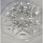 Anchor Hocking Footed Bowl Set Teardrop Dot 1960s Glass