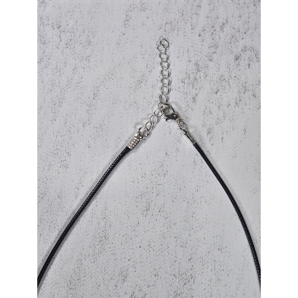 Vintage Hindu Deity Pendant Necklace Oval Religious Medallion