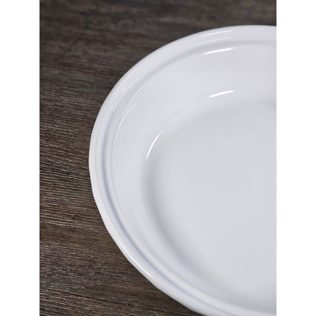 Vintage Chantal White Ceramic Pie Plate 11 Inch Fluted Rim Oven Safe
