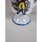 Vintage Fred Roberts Colonial Soldiers Mug Revolutionary War Footed Cup