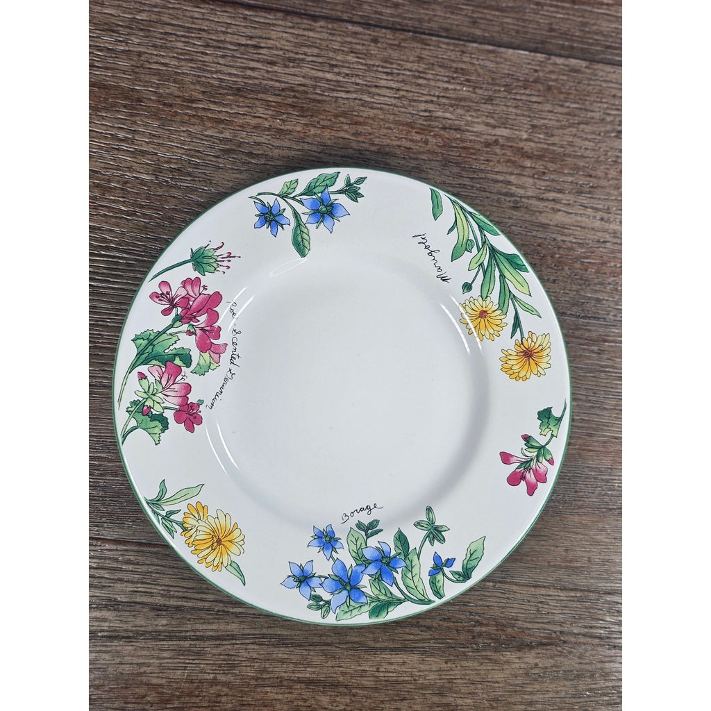 Vintage Majesticware Geranium Cup & Saucer Set by Sakura Floral Stoneware