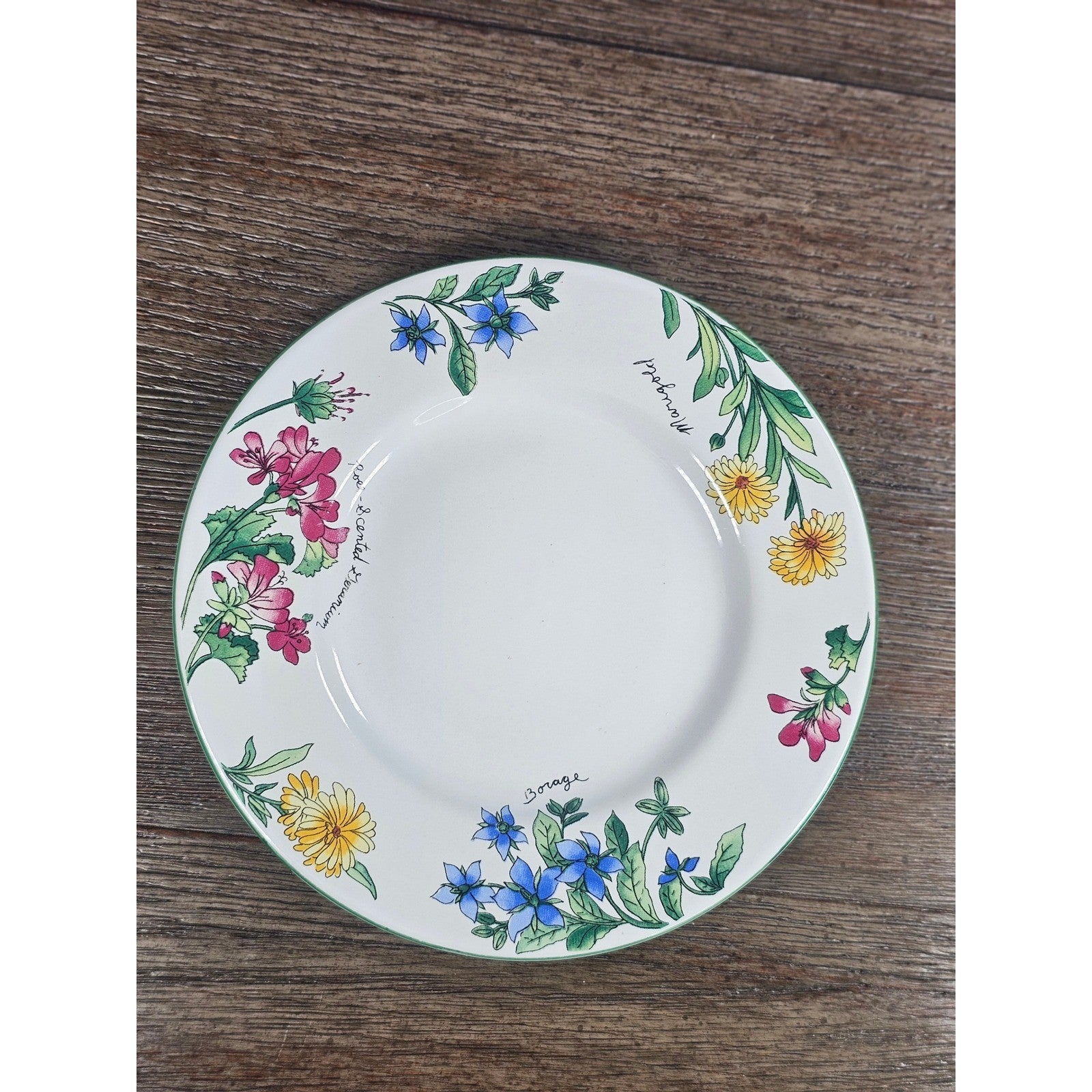 Vintage Majesticware Geranium Cup & Saucer Set by Sakura Floral Stoneware