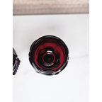 Vintage Avon Cape Cod Ruby Red Wine Goblets Set of 2 1970s Glassware