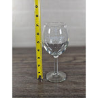 Duplin Winery Wine Glass 7" Tall Etched Stemmed Goblet