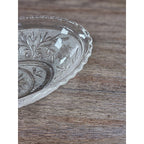 Anchor Hocking Sandwich Glass Oval Serving Bowl Scalloped Edge