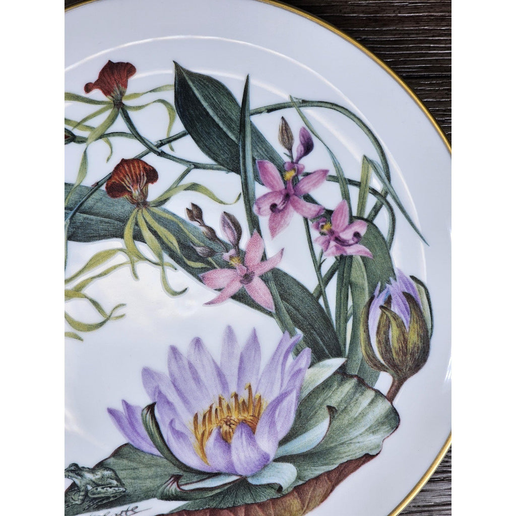 Franklin Mint Florida Everglades Wildflowers Plate 1978