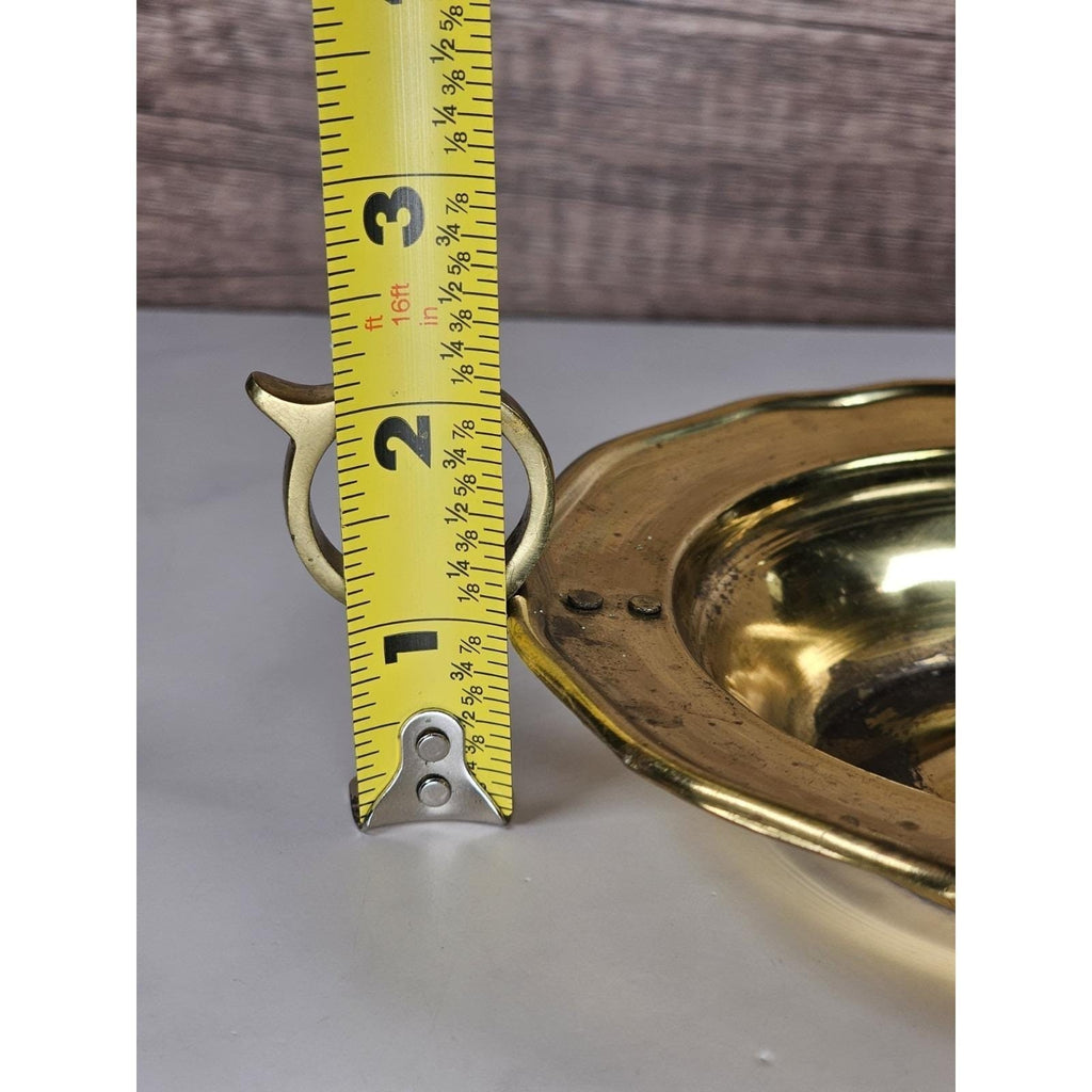 Vintage Brass Chamberstick Candle Holder with Handle | Made in India