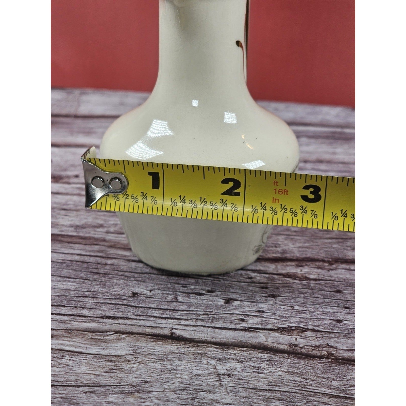 Vintage 1956 North Carolina Wesleyan College Mini Pitcher 4 Inch Ceramic