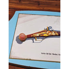 Vintage Firearms Illustration Wall Plaque – Austrian Wheellock Pistol 1655