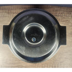 Vintage Stainless Steel Gravy Bowl With Attached Plate Server