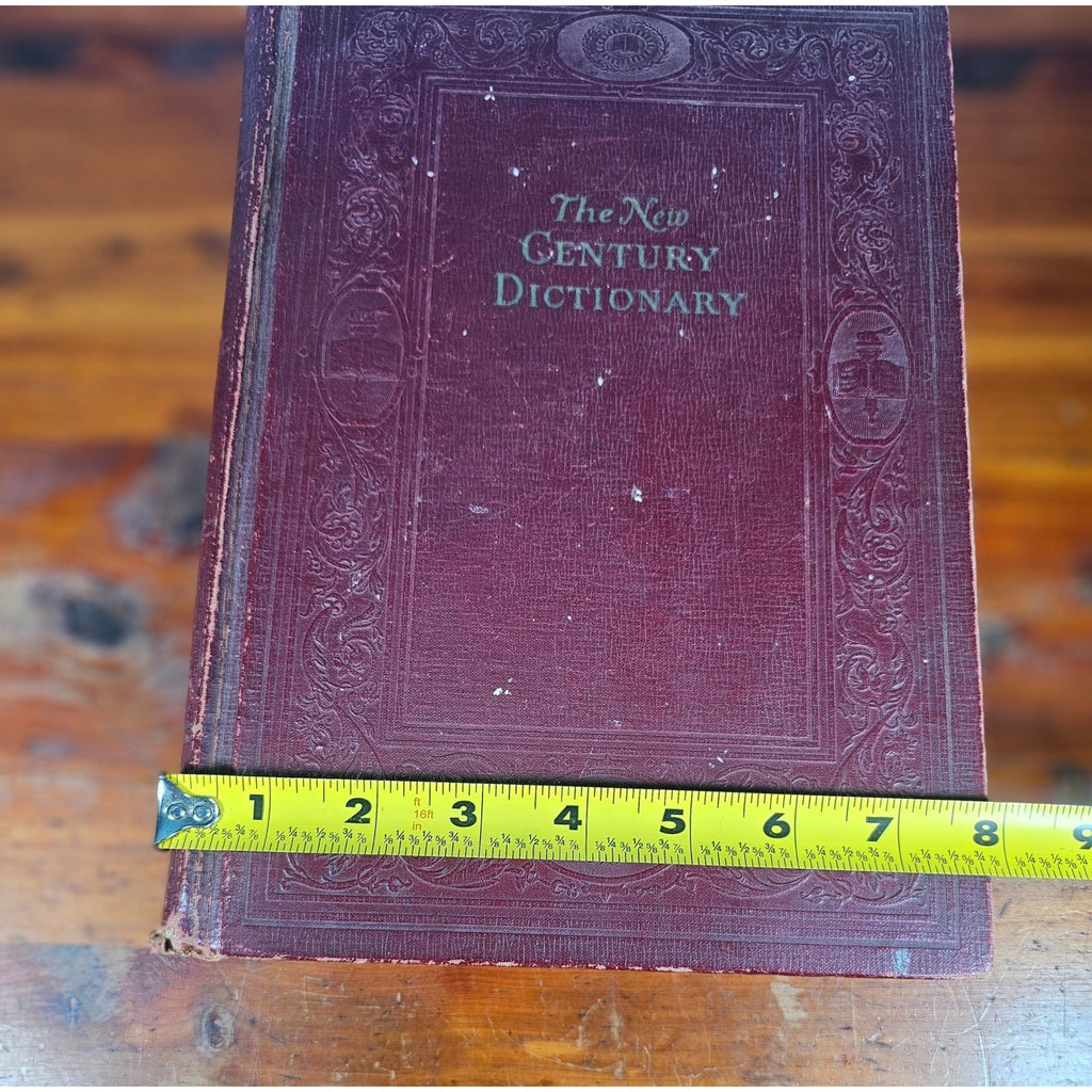Vintage Red Hardcover Dictionary Volume Two Buck Mark to Zymurgy