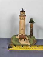 Vintage The Danbury Mint 1993 POINT VICENTE LIGHTHOUSE Sculpture