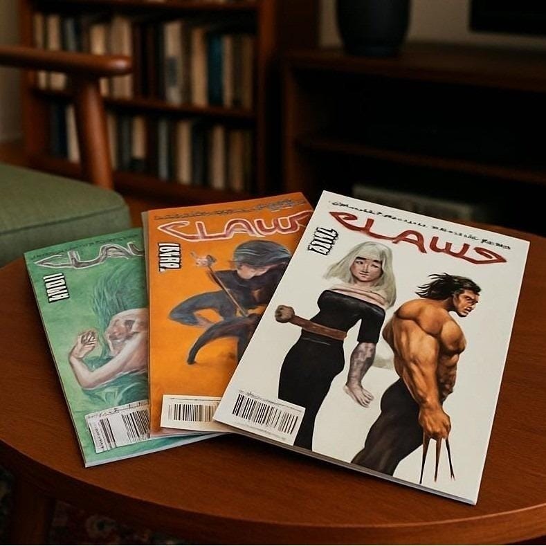 Marvel Claws Comic Set #1 #2 #3 Wolverine Black Cat Lot