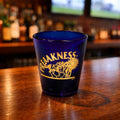 Preakness Stakes Shot Glass Blue Horse Racing Barware Souvenir