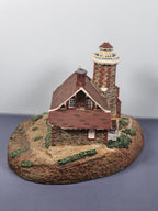 Passage Island Lighthouse Replica By Danbury Mint 1994 Historic American Lightho