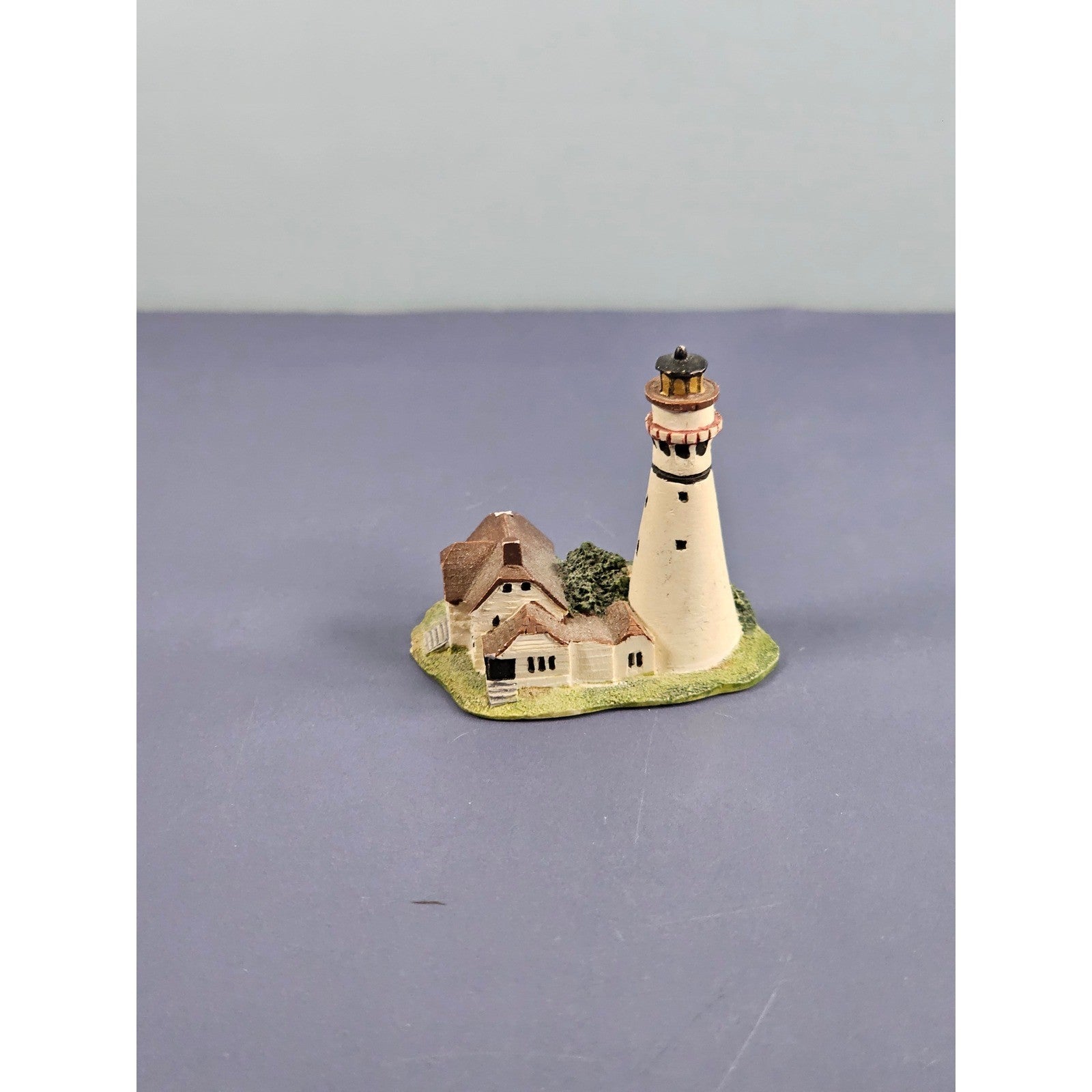 Vintage Grosse Point Lighthouse Thimble Miniature Lighthouse Souvenir