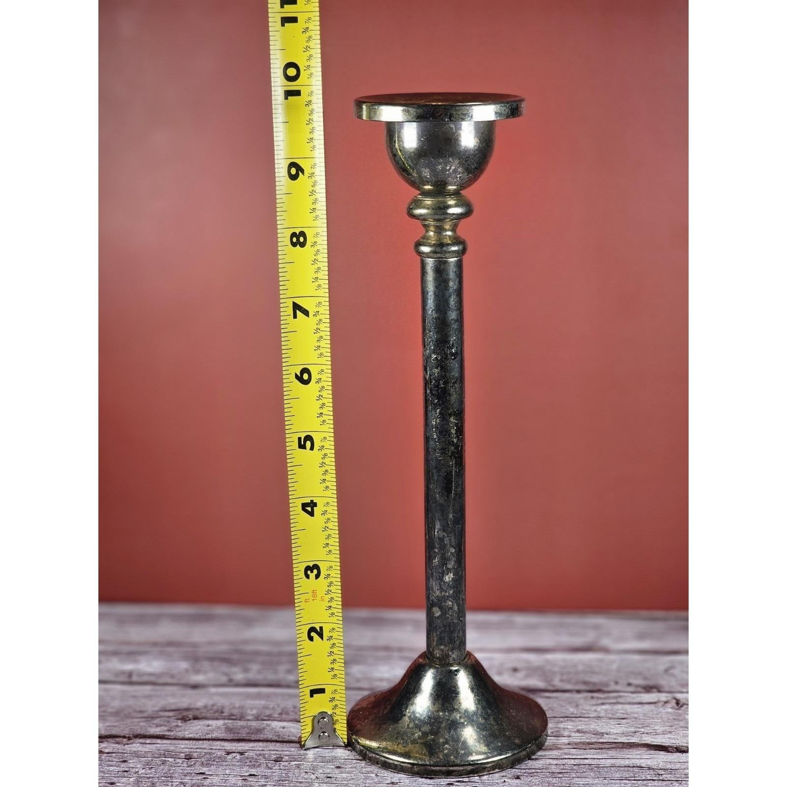 Vintage Godinger Silver Plated Candlestick Holder 10 Inch Tall Elegant Decor