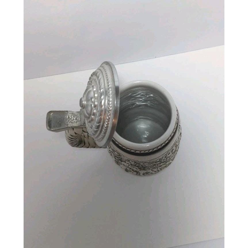 Avon 1980  Western Round Up Stein Pewter Lid Ceramarte