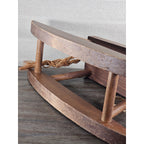Colonial Wood Products Rocking Horse USA Rustic Nursery Decor