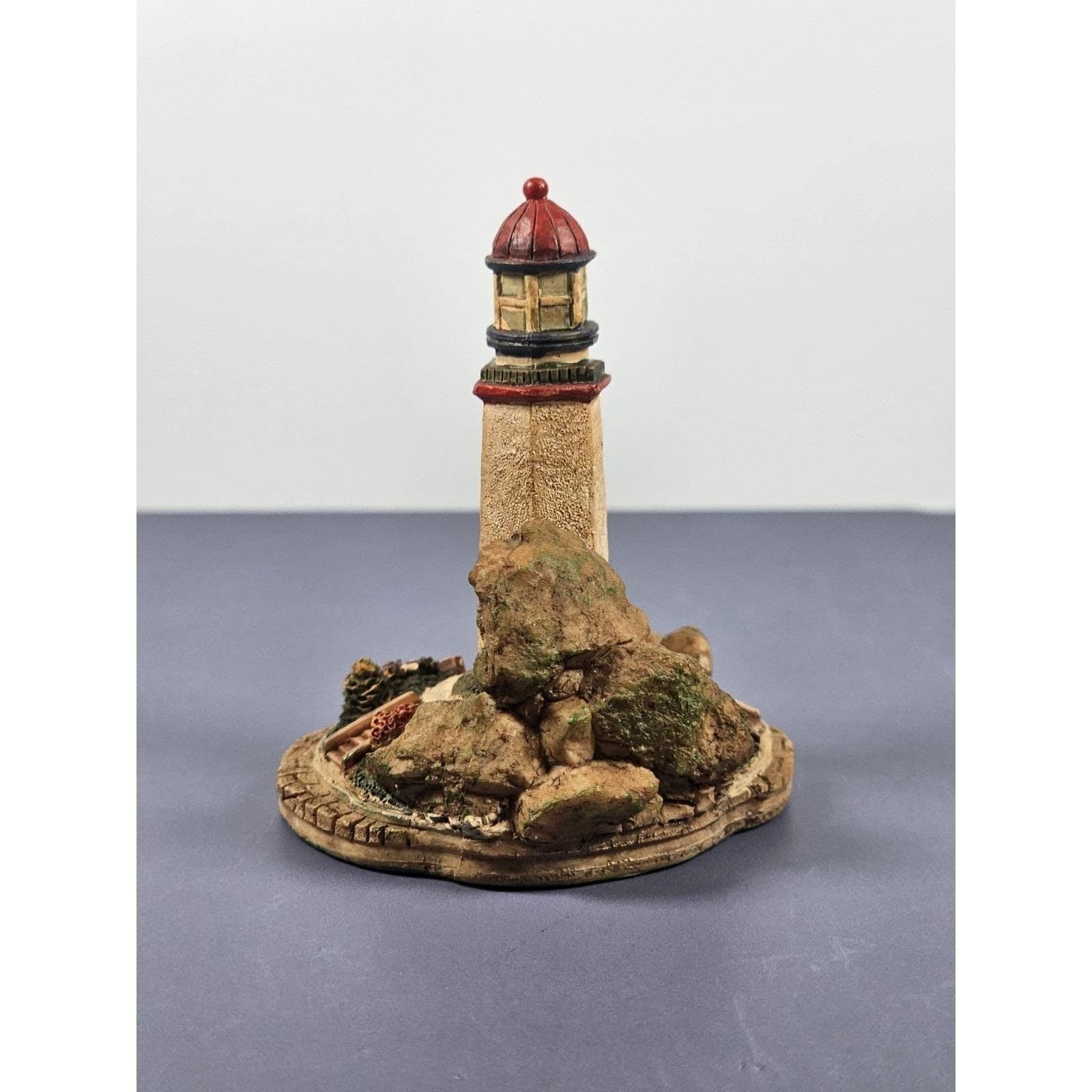 Ks Collection Lighthouse Figurine 1990s Hand Painted Coastal