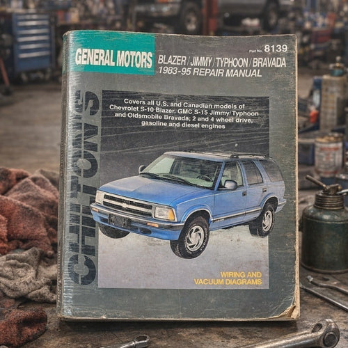 GM Blazer Jimmy Typhoon Bravada Repair Manual 1983-95 Chilton