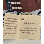 Lizzie High The Little Ones Wagon Dog Set Fourth of July Vintage