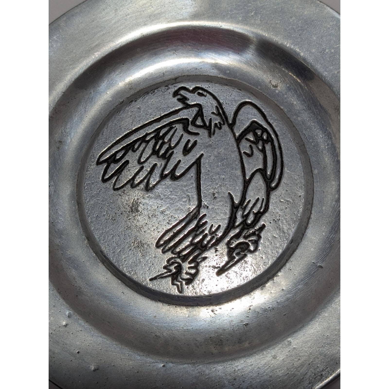 Pewtarex 1977  Eagle Plate CH Hardware Pewter Plate
